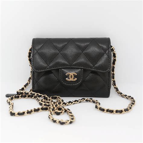 chanel mini adjustable chain|chanel wallet size.